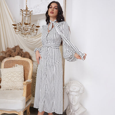 Pregnant Women Dresses Stylish V Neck Long Sleeves Dress Print  Spring Summer Maxi Dresses