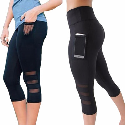 Calf-length Pants Capri Pant Sport leggings Women Fitness Yoga Gym High Waist Legging Yoga Pants - The Grace