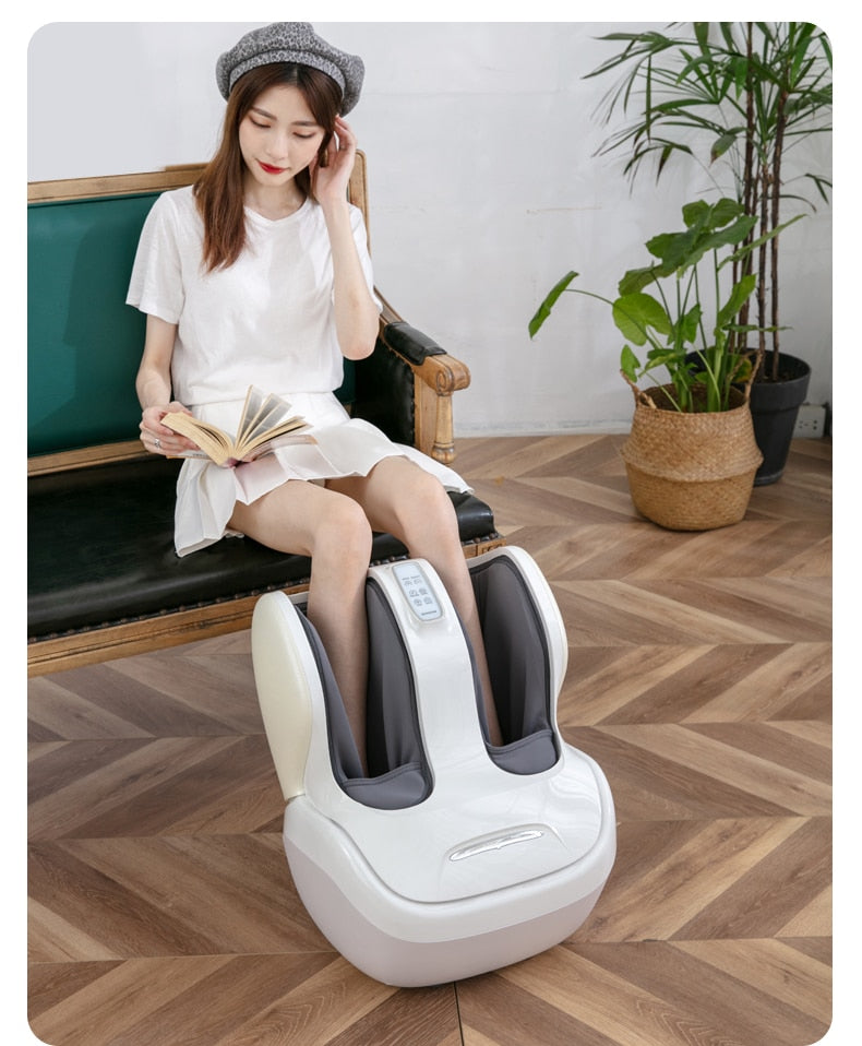 MARESE Electric Calf and Foot Massage Machine Vibration Shiatsu Air Compression Heat Rolling Kneading Leg Beauty Massager K16 - The Grace