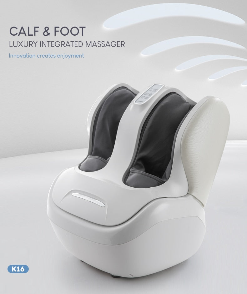 MARESE Electric Calf and Foot Massage Machine Vibration Shiatsu Air Compression Heat Rolling Kneading Leg Beauty Massager K16 - The Grace