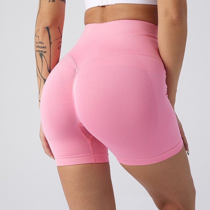 Seamless Hip Lift Yoga Shorts - The Grace