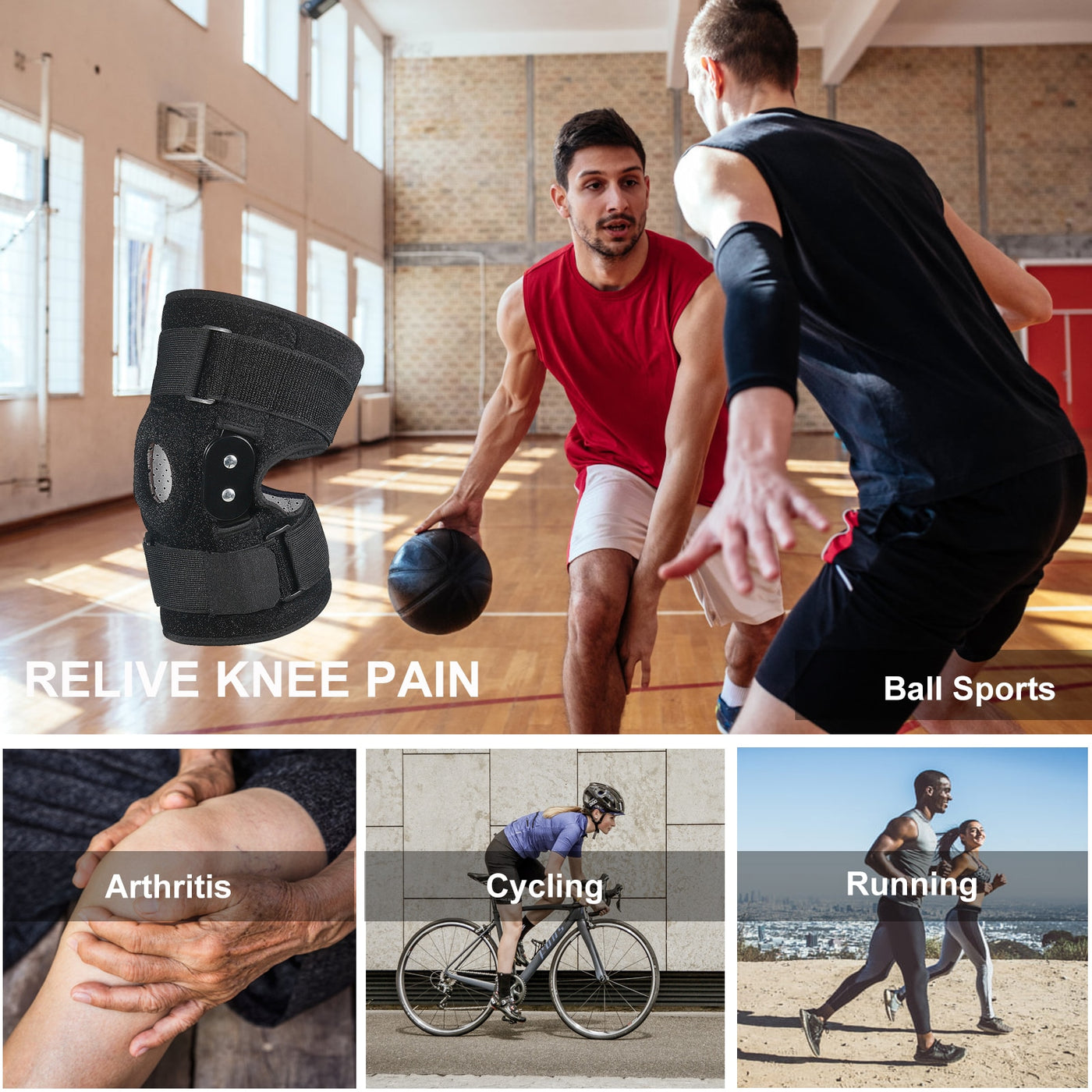 Adjustable Hinged Knee Brace - The Grace