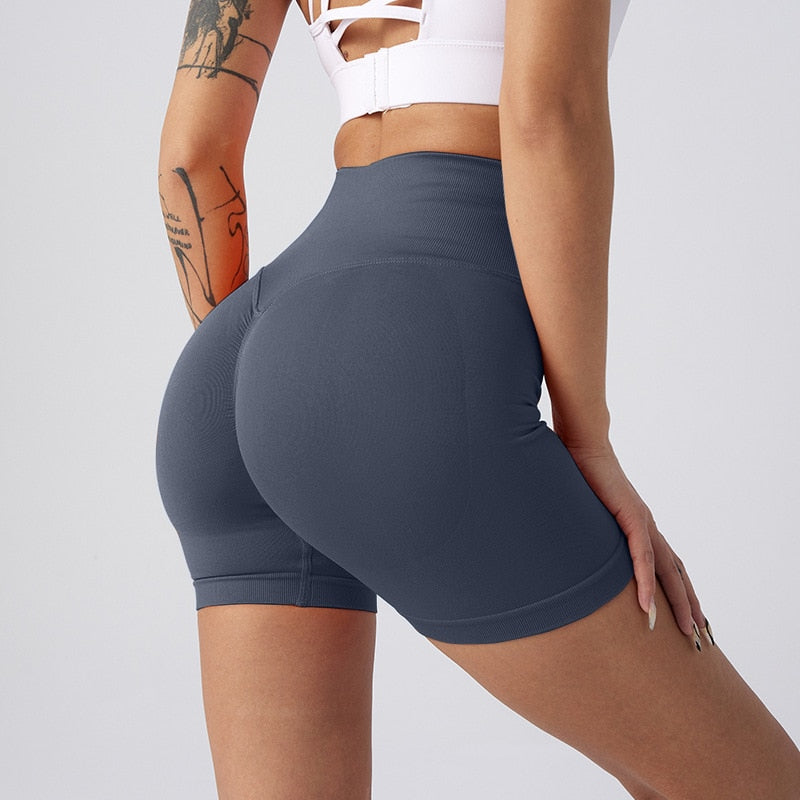 Seamless Hip Lift Yoga Shorts - The Grace