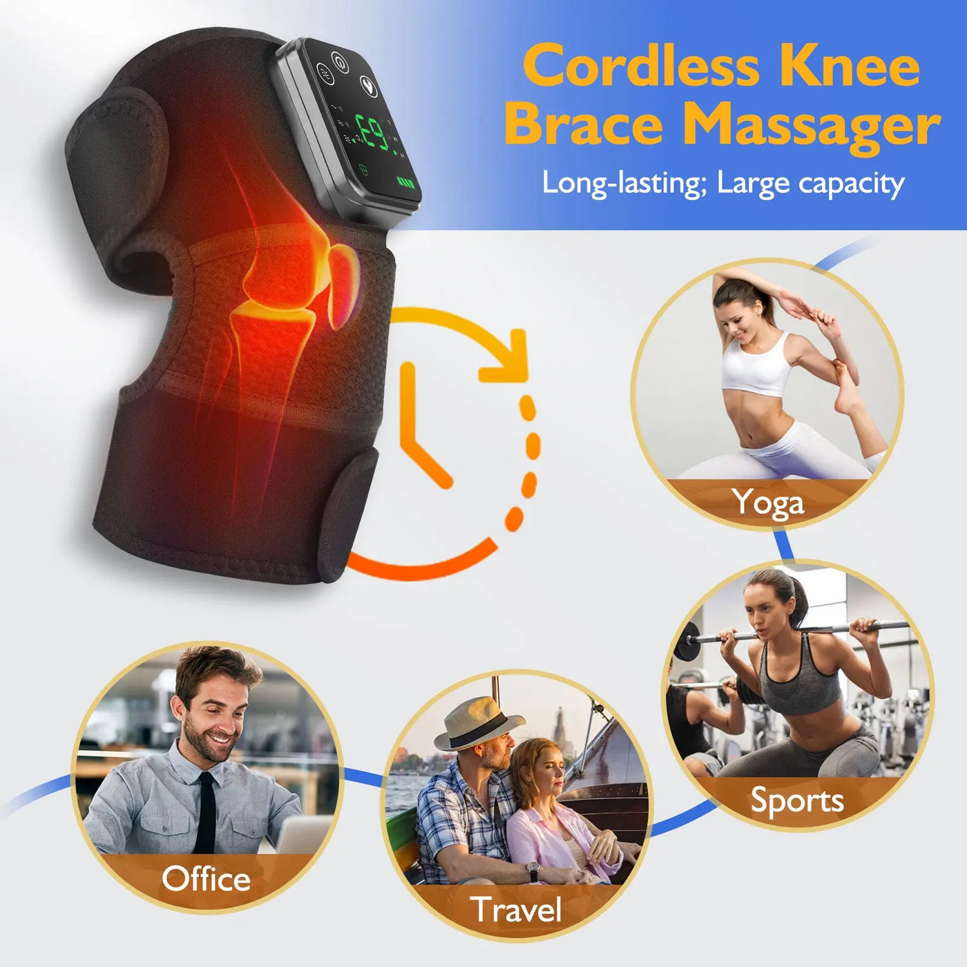 Rechargeable Knee Massager - The Grace