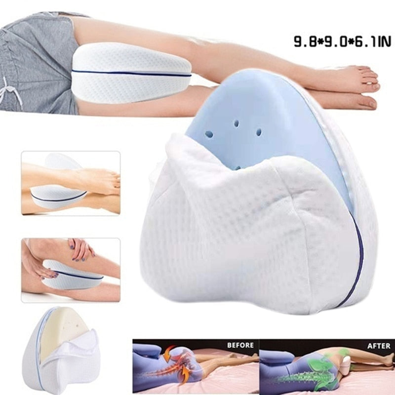 Back Hip Body Joint Pain Relief Thigh Leg Pad Cushion Home Memory Foam Memory Cotton Leg Pillow Sleeping Orthopedic Sciatica - The Grace