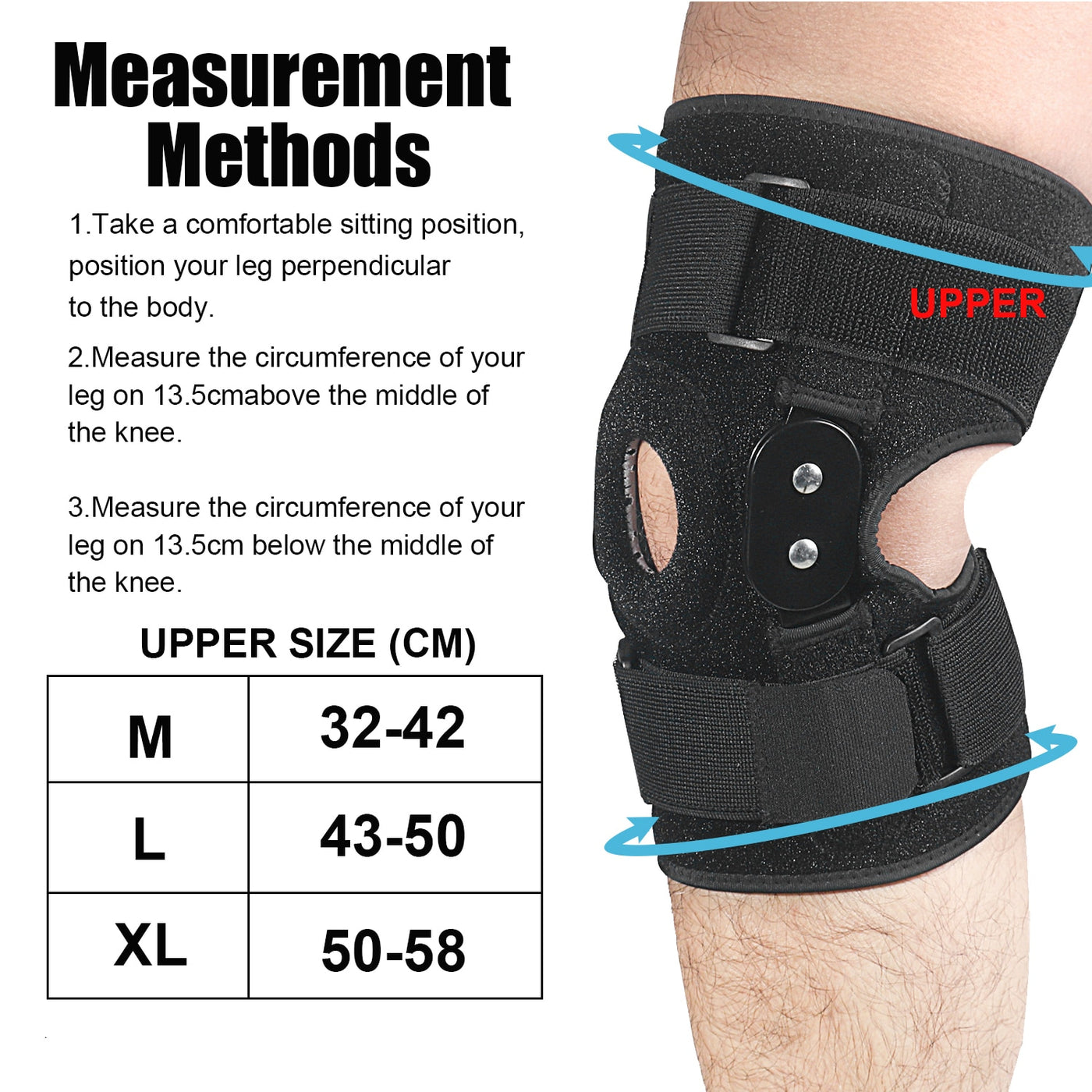 Adjustable Hinged Knee Brace - The Grace