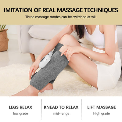 Smart Leg Massage 3 Modes Vibration Leg Air Compression Massager Wireless Electric Air Compress Foot Air Pressure Massage - The Grace