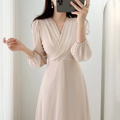 Woman Lightly Mature Temperament Long Dress Women - The Grace