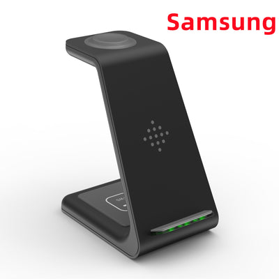 3 In 1 Fast Charging Station Wireless Charger Stand Wireless Quick Charge Dock For Phone Holder - The Grace