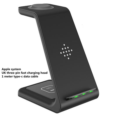 3 In 1 Fast Charging Station Wireless Charger Stand Wireless Quick Charge Dock For Phone Holder - The Grace