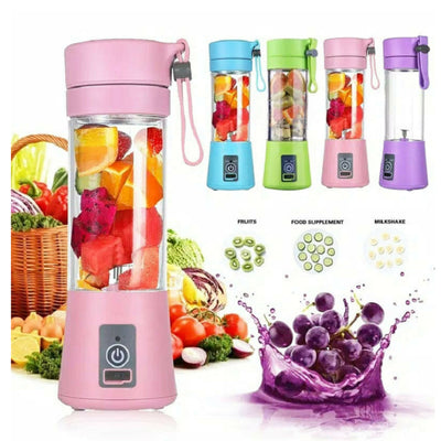 Portable Blender With USB Rechargeable Mini Kitchen Fruit Juice Mixer Home Simple Portable Electric Mini Juicer - The Grace