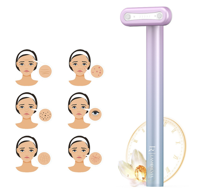 SolaWave Wand Skin Care EMS Micro-current Introduction Rotatable Vibration Face And Neck Massage - The Grace