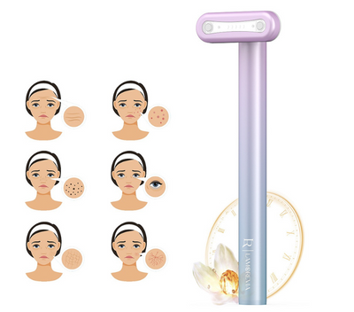 SolaWave Wand Skin Care EMS Micro-current Introduction Rotatable Vibration Face And Neck Massage - The Grace