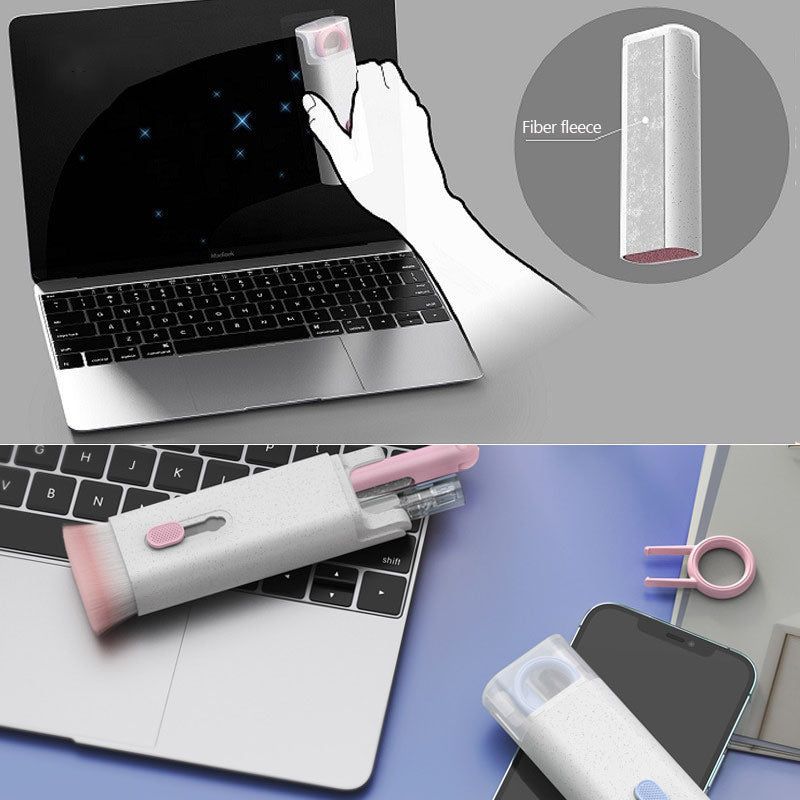 Multifunctional Bluetooth Headset Cleaning Pen Set Keyboard Cleaner Cleaning Tools Cleaner Keycap Puller Kit - The Grace