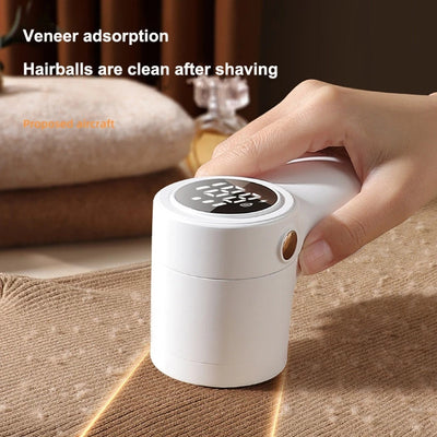 New Lint Remover Electric Hairball Trimmer Smart LED Digital Display Fabric USB Charging Portable Professional Fast Household - The Grace