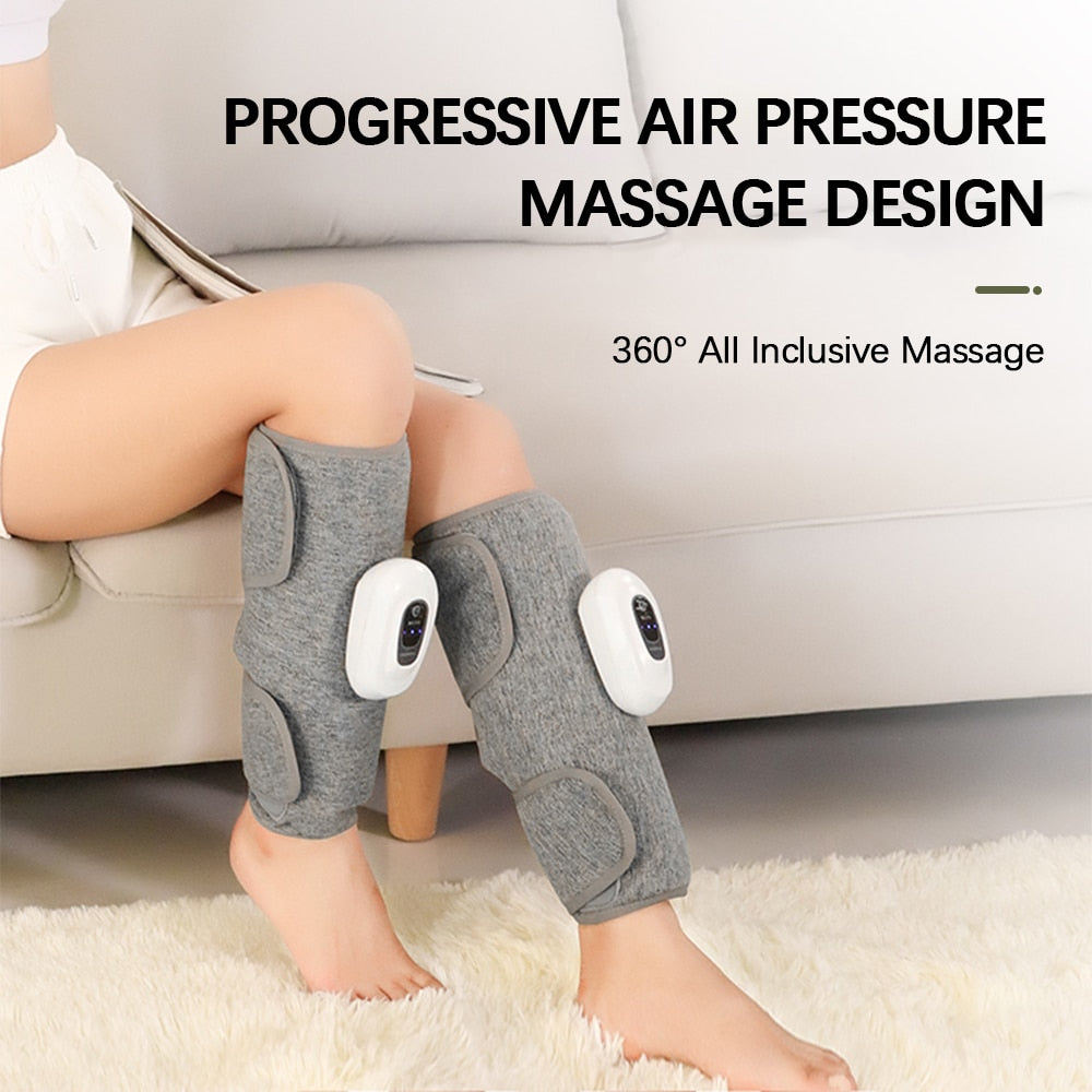 Smart Leg Massage 3 Modes Vibration Leg Air Compression Massager Wireless Electric Air Compress Foot Air Pressure Massage - The Grace